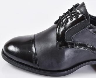 Мъжки официални обувки черни EOBUVKIBG