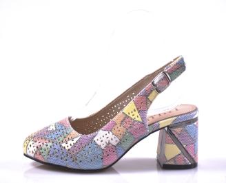 Дамски сандали на ток черни EOBUVKIBG