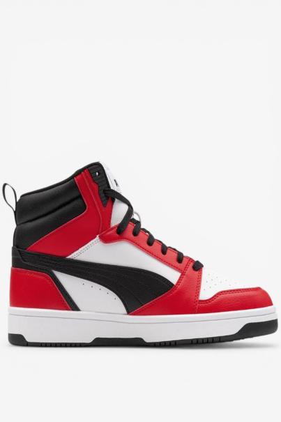 PUMA Rebound V6 Shoes White/Red
