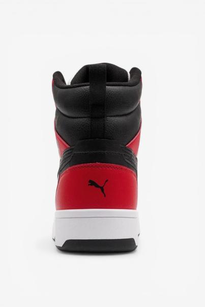 PUMA Rebound V6 Shoes White/Red