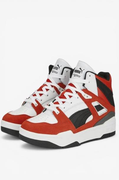 PUMA Slipstream High Heritage Shoes White/Red