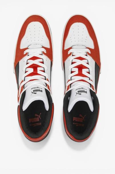PUMA Slipstream High Heritage Shoes White/Red