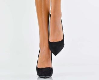 Дамски елегантни обувки черни ЕОBUVKIBG