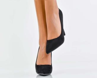 Дамски елегантни обувки черни ЕОBUVKIBG