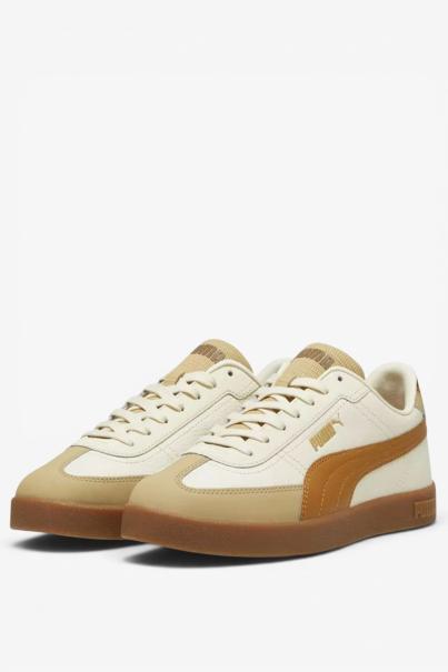 PUMA Club II Era Lthr White Brown Beige