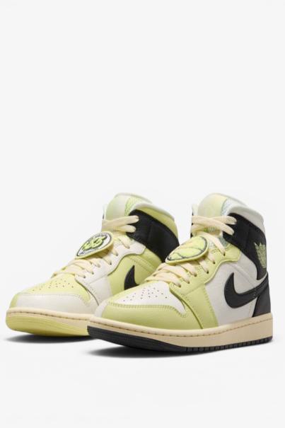 NIKE Air Jordan 1 Mid SE White/Yellow