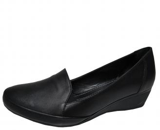 Дамски обувки -Гигант естествена кожа черни