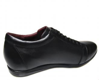 Мъжки обувки-Гигант естествена кожа черни