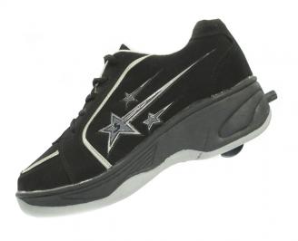 Маратонка с колелца Bulldozer еко кожа