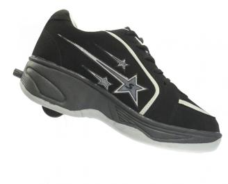 Маратонка с колелца Bulldozer еко кожа