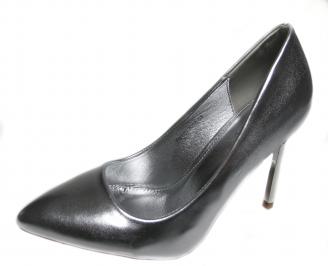 Дамски елегантни обувки  сребристи EOBUVKIBG