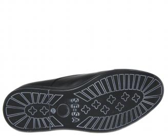 Мъжки обувки- Гигант  естествена кожа черни