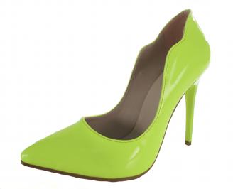 Дамски елегантни обувки  зелени EOBUVKIBG