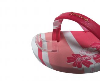 Детски равни силиконови сандали Ipanema розови