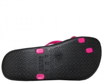 Дамски силиконови чехли Ipanema черно/розово