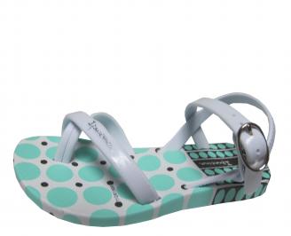 Бебешки силиконови сандали Ipanema сребристи