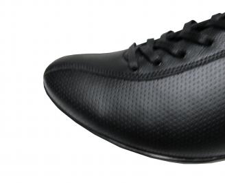 Мъжки спортно елегантни обувки еко  кожа черни