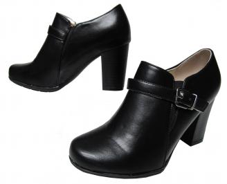 Дамски ежедневни обувки еко кожа черни