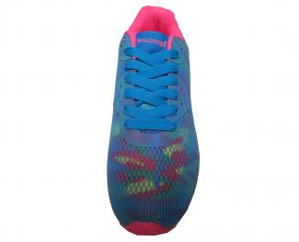 Дамски спортни обувки текстил сини