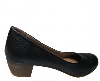 Дамски ежедневни обувки естествена кожа черни 3