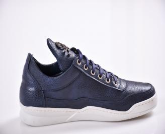Мъжки спортни обувки сини 3