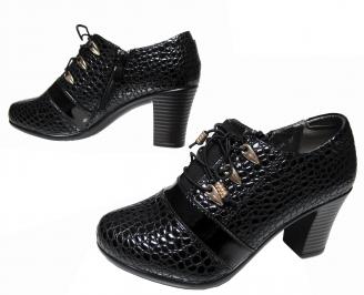 Дамски обувки  черни от еко кожа