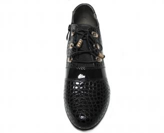 Дамски обувки  черни от еко кожа