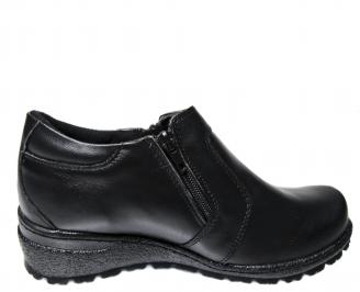 Дамски обувки  -Гигант естествена кожа черни