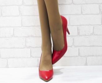 Дамски елегантни обувки  червени