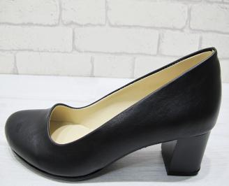 Дамски обувки-Гигант естествена кожа черни