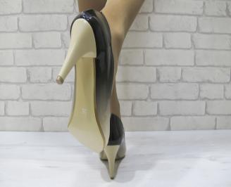 Дамски елегантни обувки бежови EOBUVKIBG 3