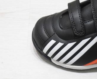 Детски футболни обувки Bulldozer  еко кожа черни