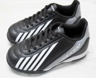 Юношески футболни обувки Bulldozer еко кожа черни