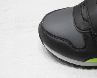 Детски обувки Bulldozer черни еко кожа