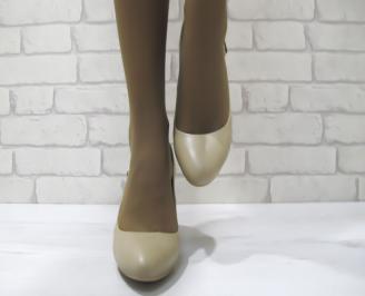 Дамски елегантни обувки  бежови  EOBUVKIBG