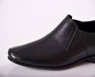 Мъжки  обувки от естествена кожа черни