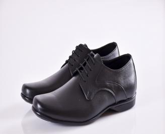 Мъжки  обувки от естествена кожа  черни