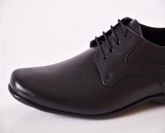 Мъжки  обувки от естествена кожа  черни
