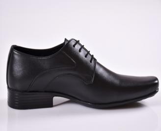 Мъжки обувки от естествена кожа черни