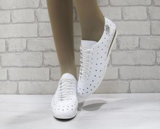 Дамски  обувки Гигант  бели естествена кожа