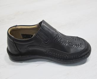 Мъжки обувки черни естествена кожа 3