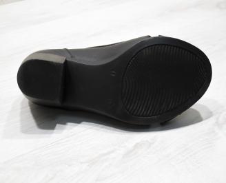 Дамски  обувки Гигант  черни естествена кожа