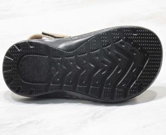 Мъжки сандали -Гигант естествена кожа кафяви