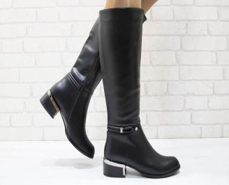 Дамски ежедневни ботуши черни