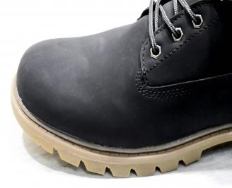 Мъжки  обувки   еко кожа черни