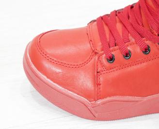 Детски спорти   обувки Bulldozer  еко кожа червени