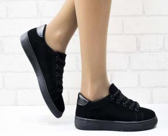 Дамски  обувки  черни текстил