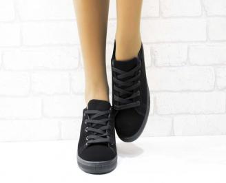 Дамски  обувки  черни текстил