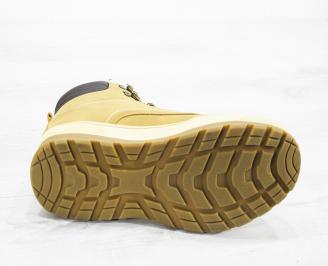 Мъжки зимни боти  набук бежови