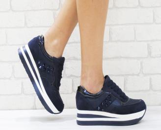 Дамски спортни обувки  сини